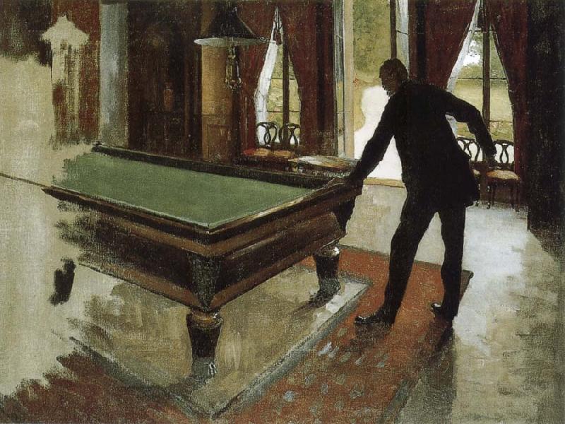 Gustave Caillebotte Pool table